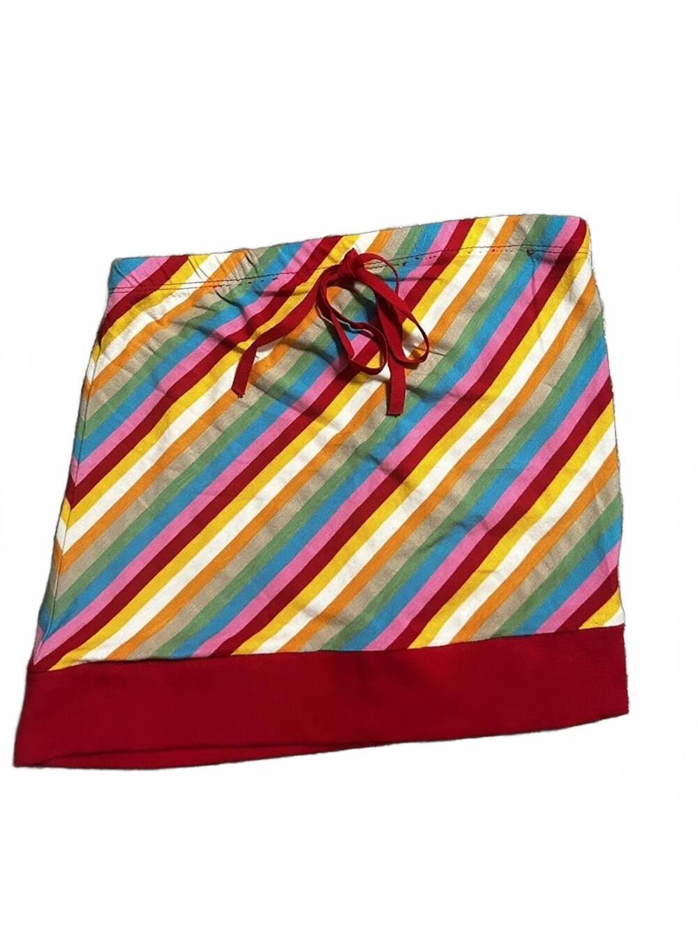 Vintage Monteau Y2K Colorful Stripped Tube Top Size L
